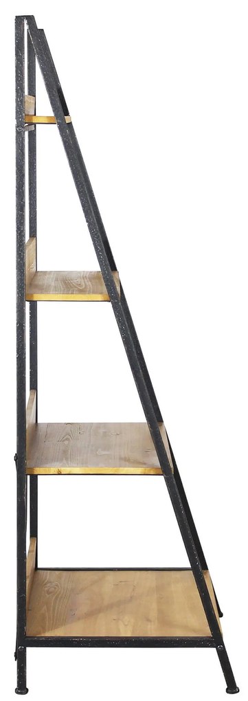 SPECTER - libreria industrial in legno e acciaio