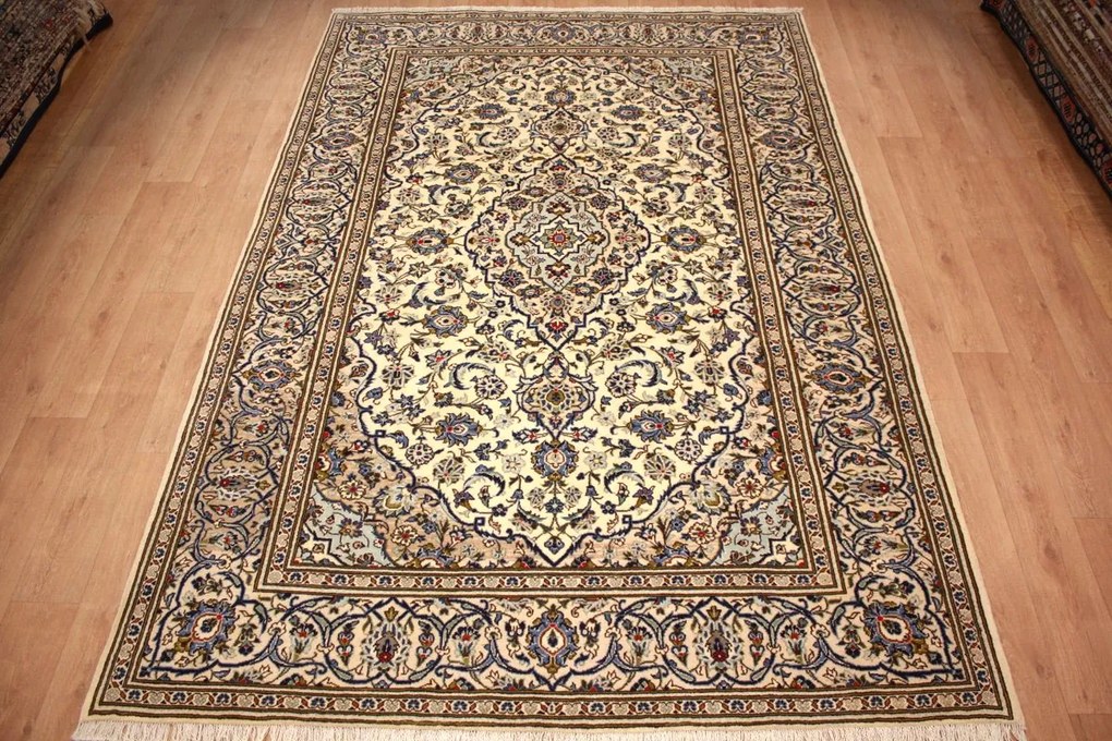 Kashan Tappeto 240x350 (Iran) Annodato A Mano