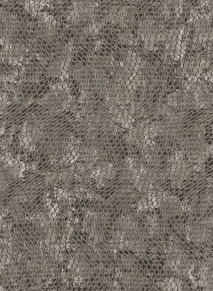 Eijffinger Carta da parati Skin 7 - Grau/ Schwarz