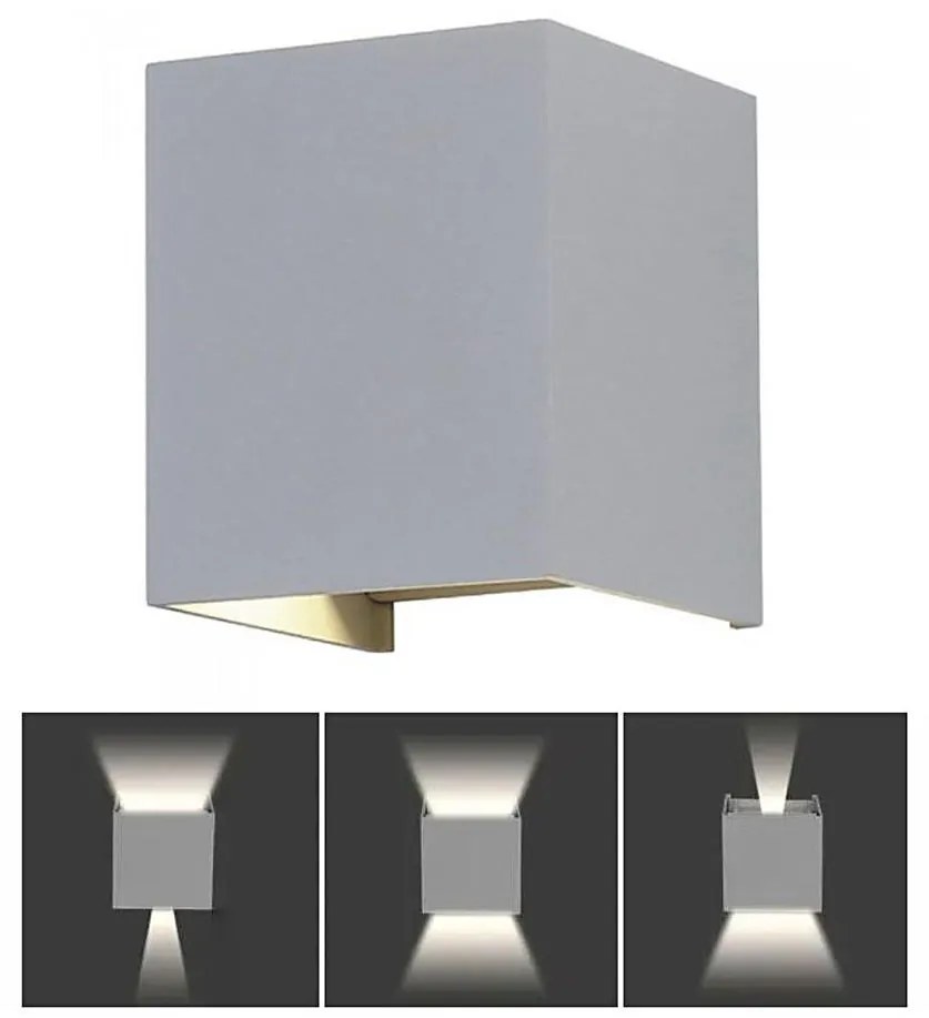 Applique LED da esterno LED/5W/230V 3000K IP65 grigio