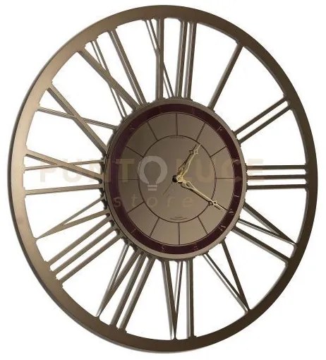 Orologio da parete di design big lux bronzo
