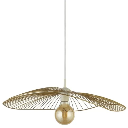 Searchlight 88550GO - Lampadario a sospensione con filo WAVE 1xE27/60W/230V oro