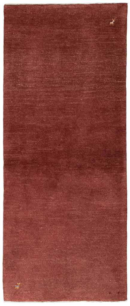 Gabbeh Tappeto 200 x 90 Rosso (Iran) Annodato A Mano