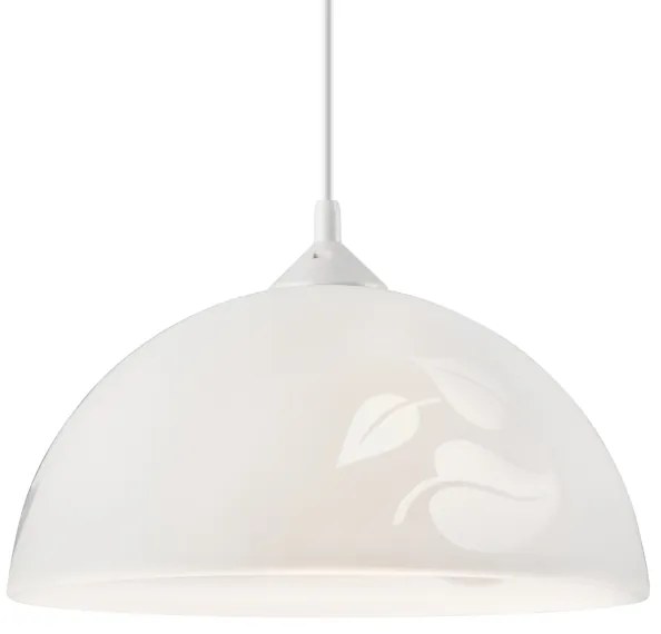 Lampadario a sospensione con filo 1xE27/60W/230V foglie