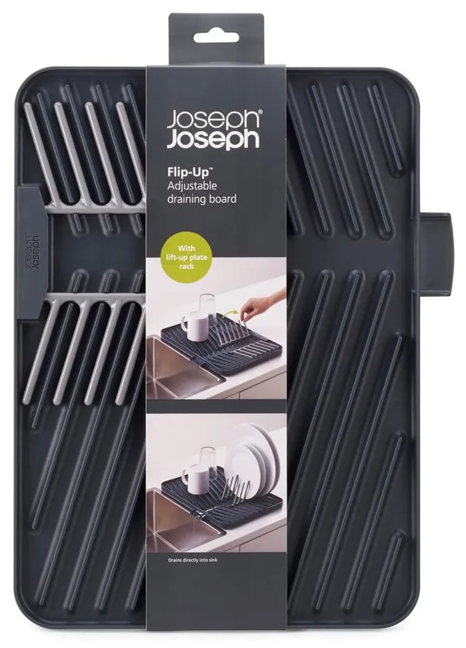 Vaschetta di raccolta grigia Flin-Up Flip-up™ - Joseph Joseph