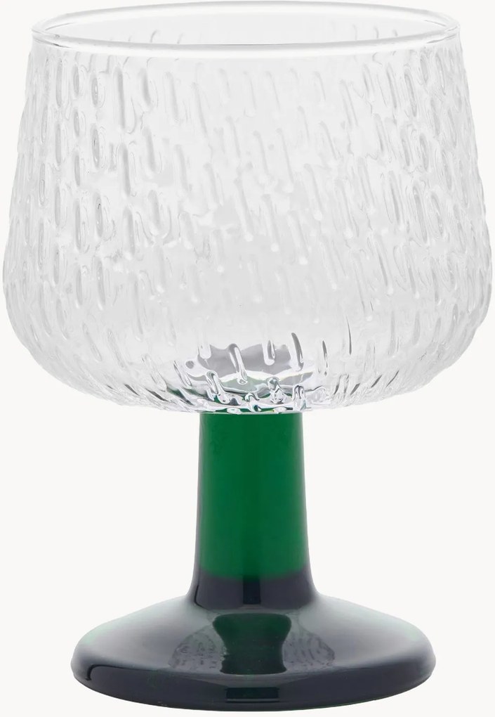 Bicchiere da vino in vetro soffiato Syksy