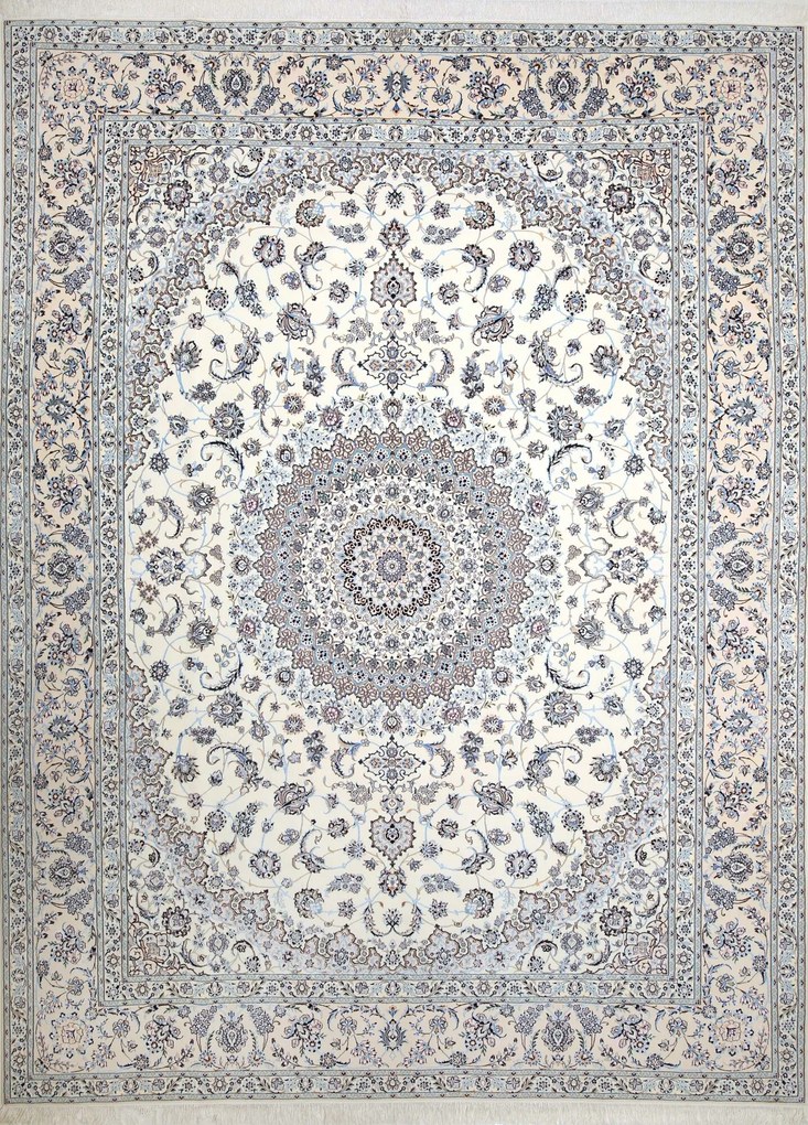Nain Tappeto persiano 410x310 (Iran) Annodato A Mano
