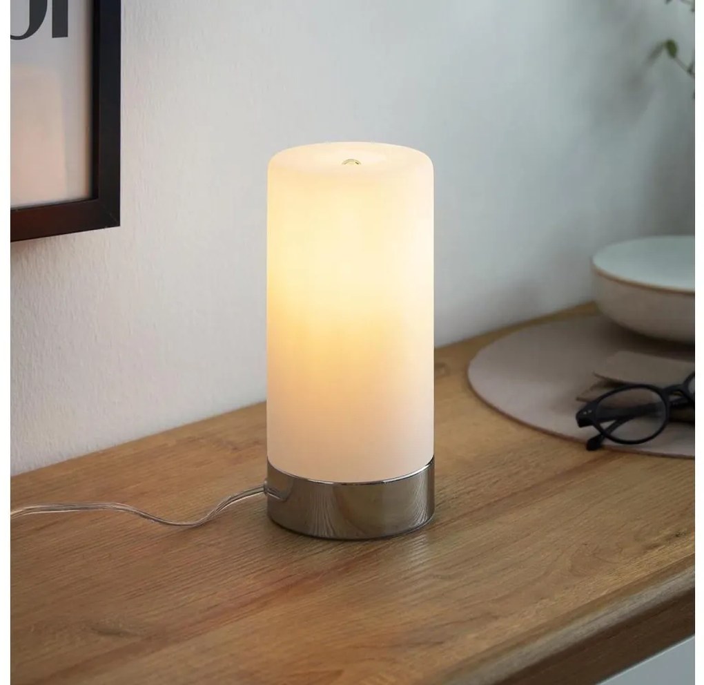 Eglo 95776 - Lampada da tavolo DAMASCO 1 1xE27/60W/230V