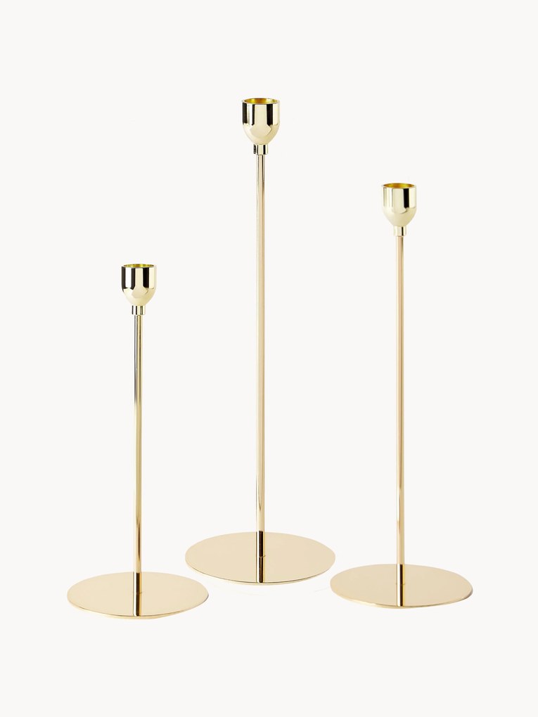 Set di 3 candelabri Malte