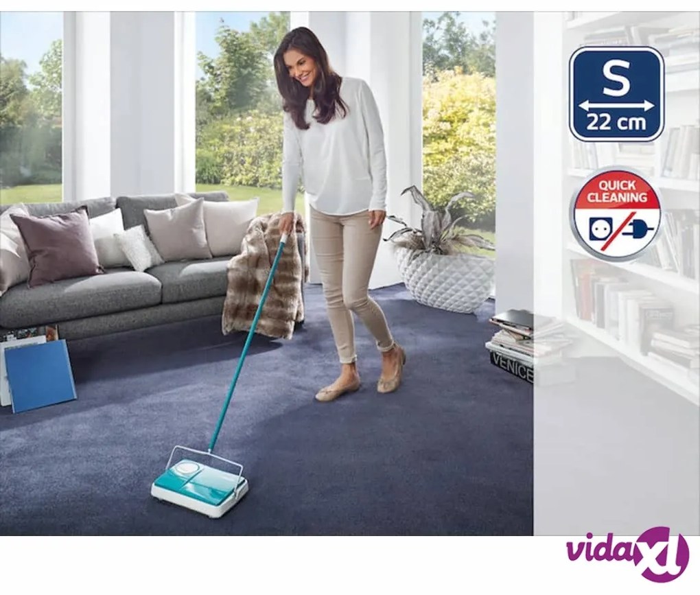 Leifheit Battitappeti Regulus Turchese e Bianco 11700