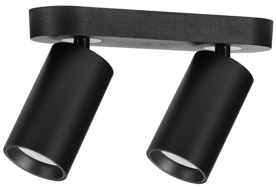 Rabalux 73082 - Faretto YORLI 2xGU10/7W/230V nero