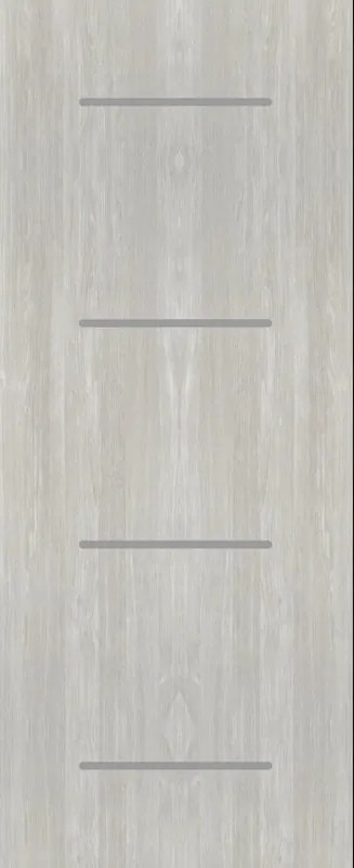 Pannello per porta d'ingresso P127 pellicolato pvc avorio L 92  x H 210.5 cm, Sp 12 mm apertura reversibile