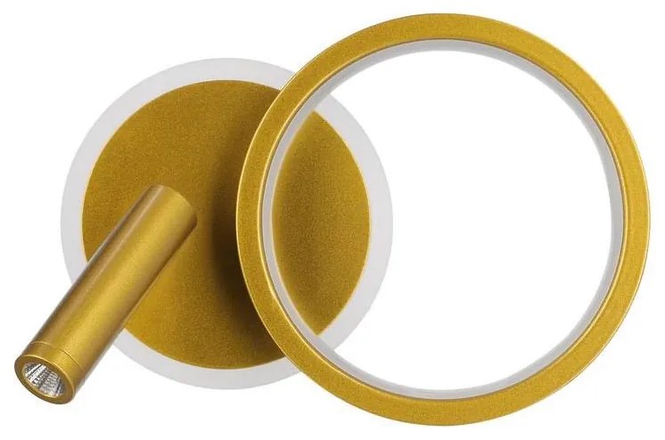 Faretto da parete LED MONET LED/15W/230V dorato