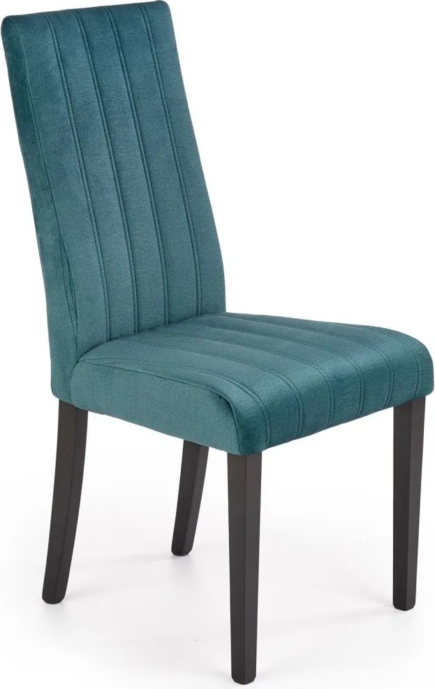 Sedia Diego 2 in velluto verde