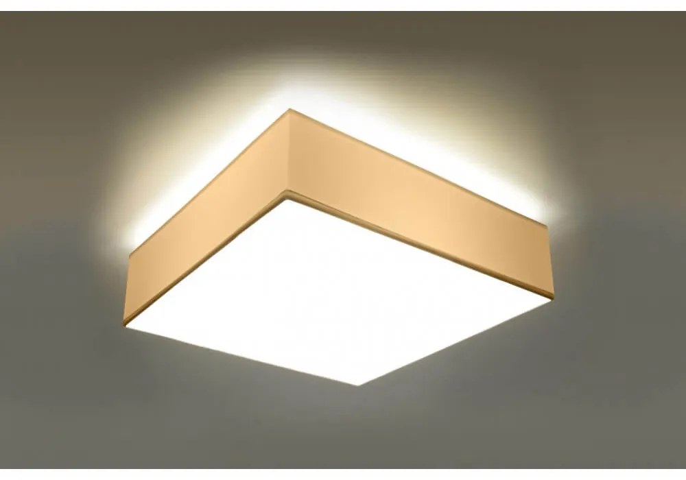 Plafoniera Quadrata da Soffitto in PVC 2xE27 HORUS 35 White da interno Colore del corpo Bianco