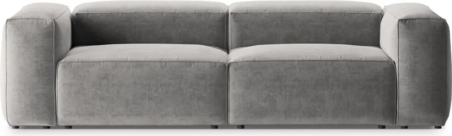 Divano grigio chiaro 264 cm Bergamo – Cosmopolitan Design