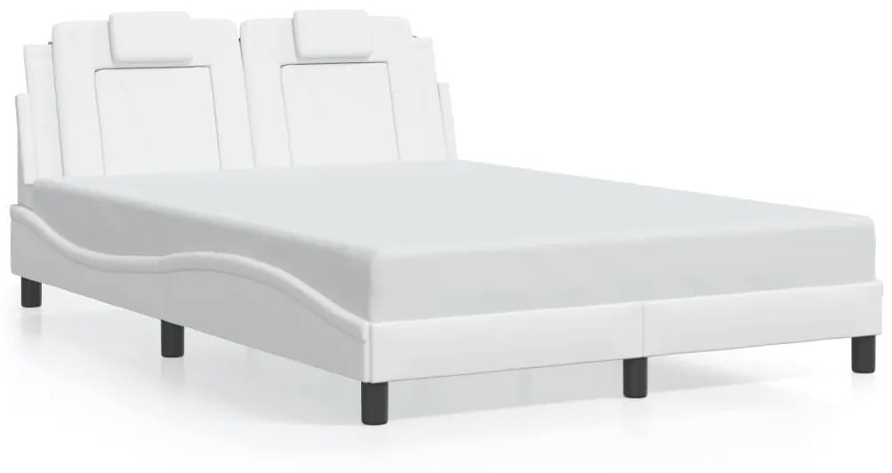 Giroletto Con Luci Led Bianco 140x200 Cm İn Similpelle /