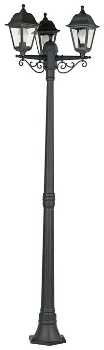 Lampione da giardino, Sima H 200 cm, nero, IP44