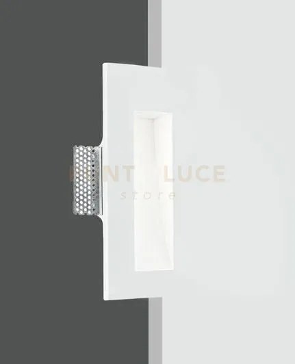 Segnapassi a incasso ariel bianco rettangolare 1 luce attacco gu10 ...
