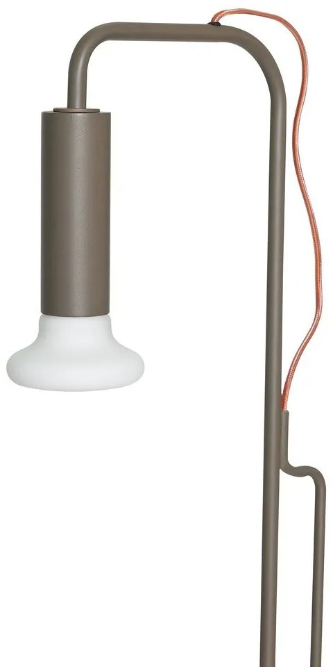 Lampada da terra marrone (altezza 154 cm) Ido - Hübsch