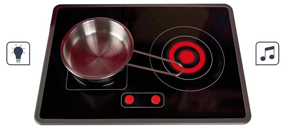 Cucina in legno per bambini double-face con lavatrice - Reverso