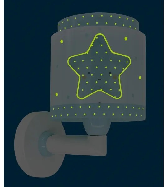 Dalber 76019T - Applique per bambini BABY DREAMS 1xE27/15W/230V blu