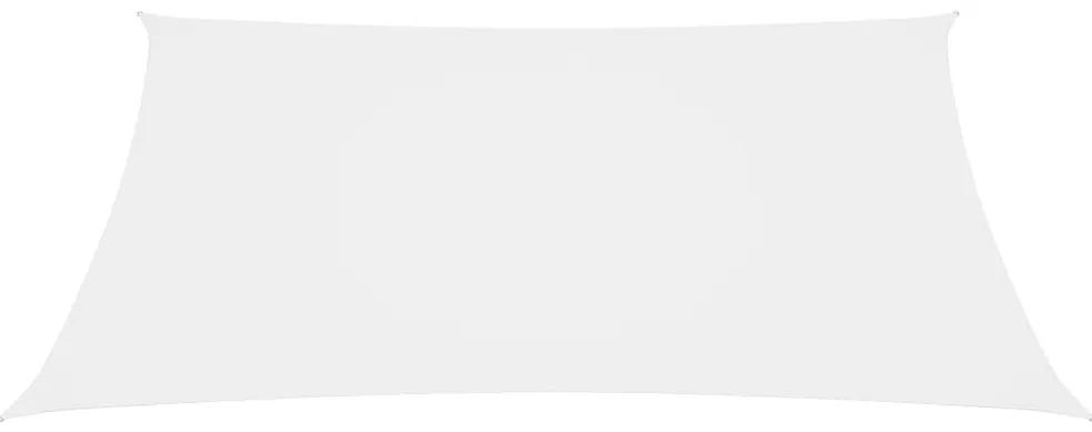 Parasole a Vela Oxford Rettangolare 2,5x4 m Bianco
