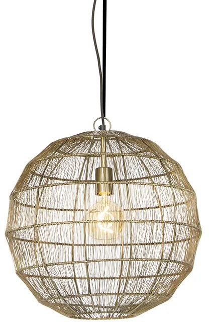 Lampada a sospensione moderna in ottone 42 cm - Bolti