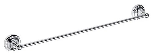 Porta asciugamani 66,5x6,5 cm, colore argento