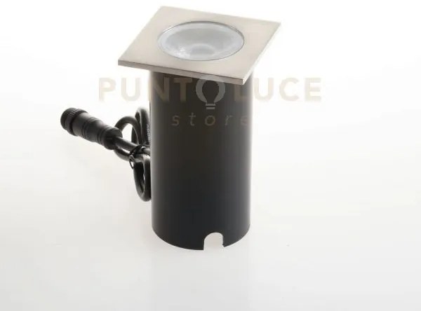 Segnapassi calpestabile a incasso led runner dc24v nikel quadrato 1...