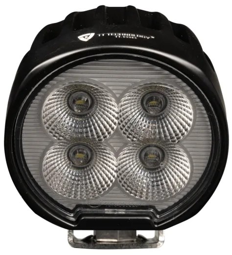 LED Faretto per macchina BLACK LED/40W/10-30V IP69 5700K arrotondato