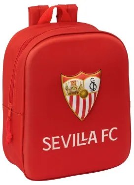 Zaino Scuola Sevilla Fútbol Club Rosso 22 x 27 x 10 cm 3D