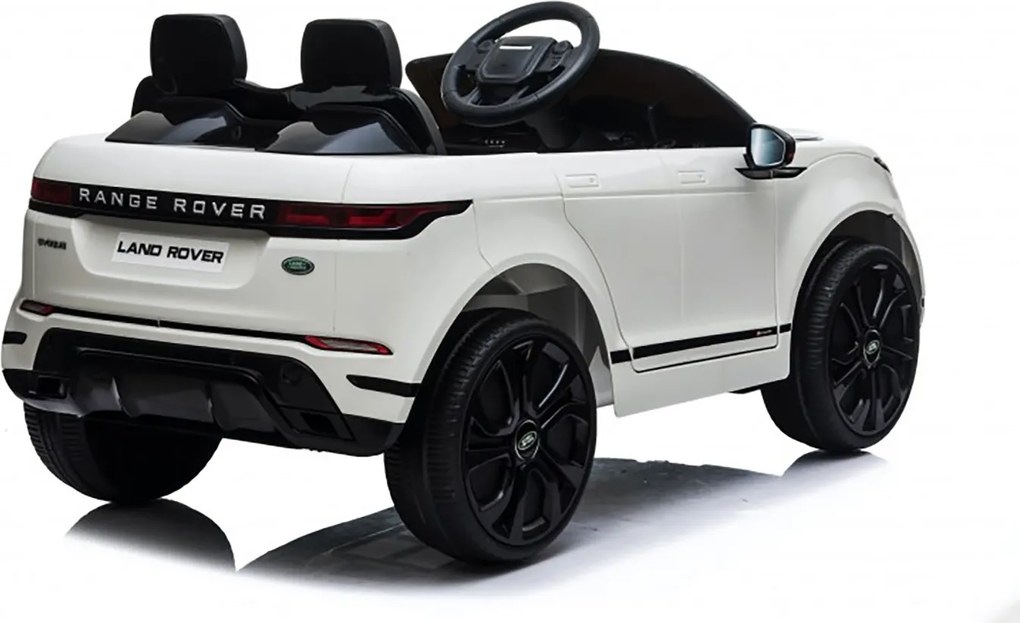 Macchina Elettrica per Bambini Licenza Land Rover Evoque 12V con Telecomando Bianco...