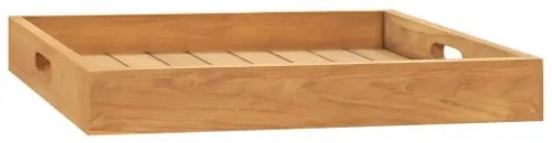 Vassoio da Portata 50x50 cm in Legno Massello di Teak