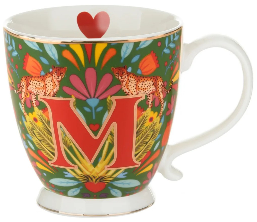 Tazza mug lettera M 450 ml Royal Garden