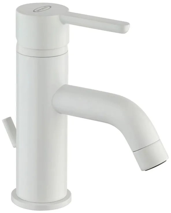 Rubinetto per lavabo a canna media Cloud bianco opaco JACUZZI RUBINETTERIA