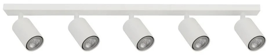 Luce Spot ZOOM 5xGU10/25W/230V bianco