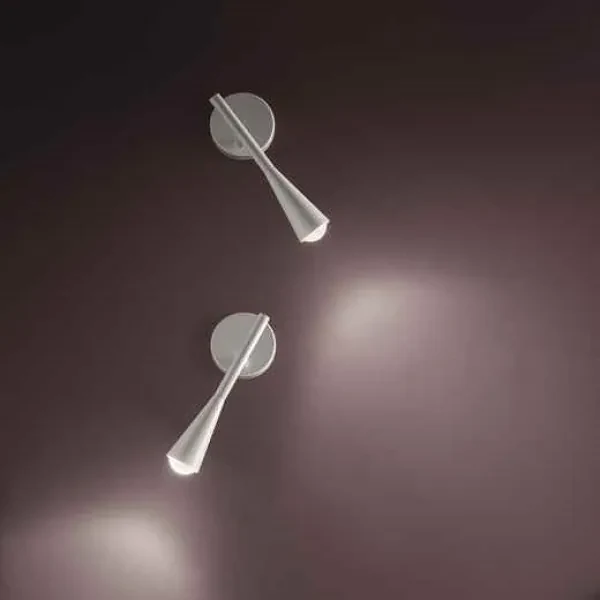 Elesi Luce - Iconic AP LED - Applique a parete con luce orientabile | BIANO