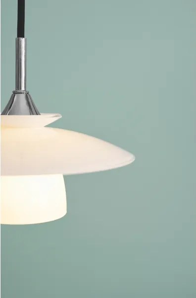 Halo Design 733644 - Lampada a sospensione con cavo SCANDINAVIA 1xG9/28W/230V Ø 20 cm bianca