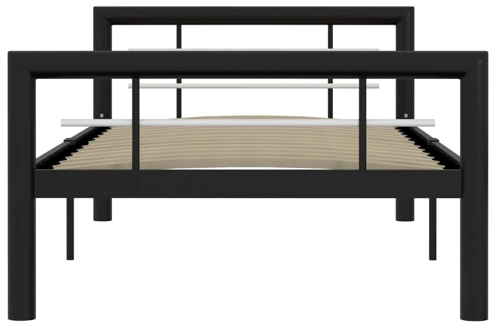 Giroletto nero e bianco in metallo 100x200 cm
