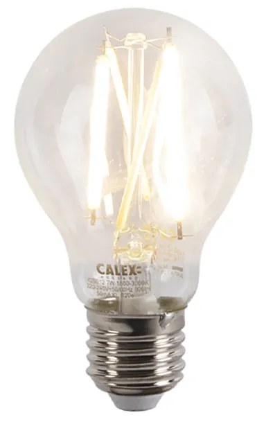 Lampada da tavolo intelligente nera con oro e vetro fumé incl. Wifi A60 - Zuzanna