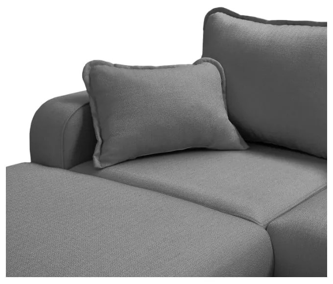 Divano angolare grigio (angolo sinistro) Beata - Ropez