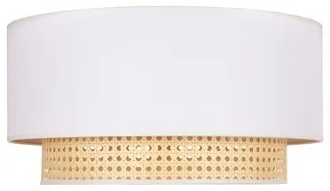 Duolla - Plafoniera BOHO 1xE27/15W/230V diametro 45 cm panna/rattan