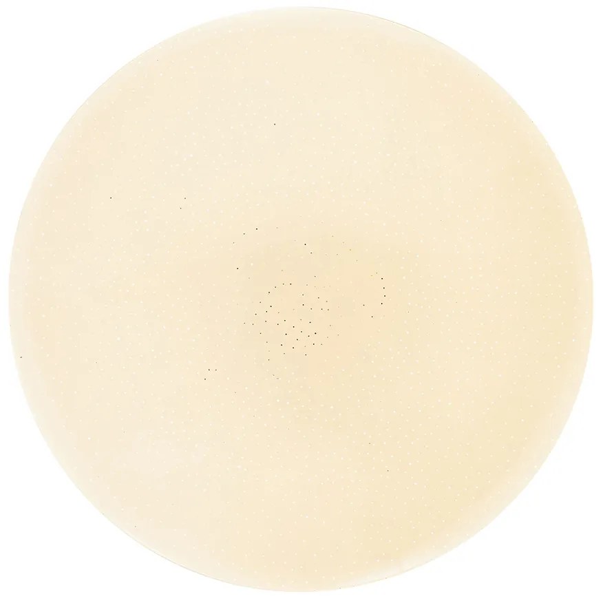 Plafoniera intelligente bianca 38 cm effetto stella con LED e telecomando - Extrema