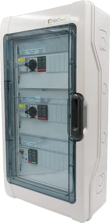 Quadro elettrico preassemblato cablato per fotovoltaico UBM2102L IP65 2 stringhe