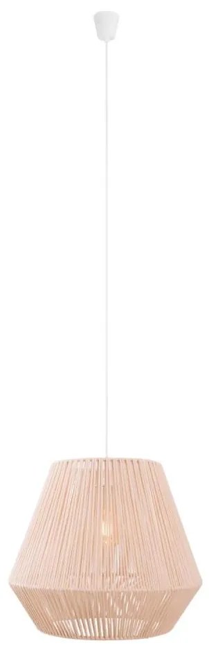 MAXLIGHT P0584 - Lampadario a sospensione con filo PRASLIN 1xE27/15W/230V diametro 44 cm beige