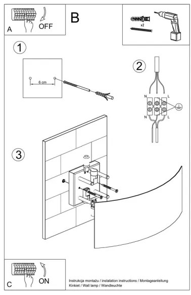 Sollux SL.0936 - Applique MAGNUS 2xG9/40W/230V bianca