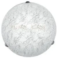 Plafoniera ghiaccio bianca 1xe27 30cm