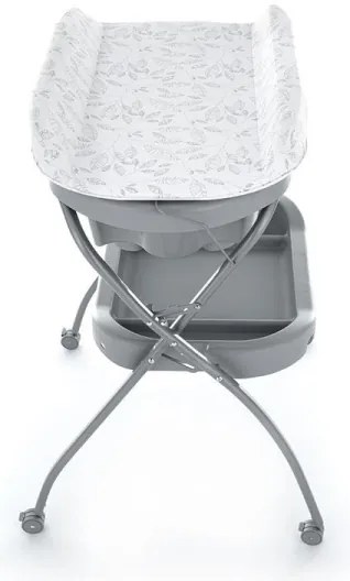 PETITE&amp;MARS - Fasciatoio con vasca da bagno SPA 3in1 grigio