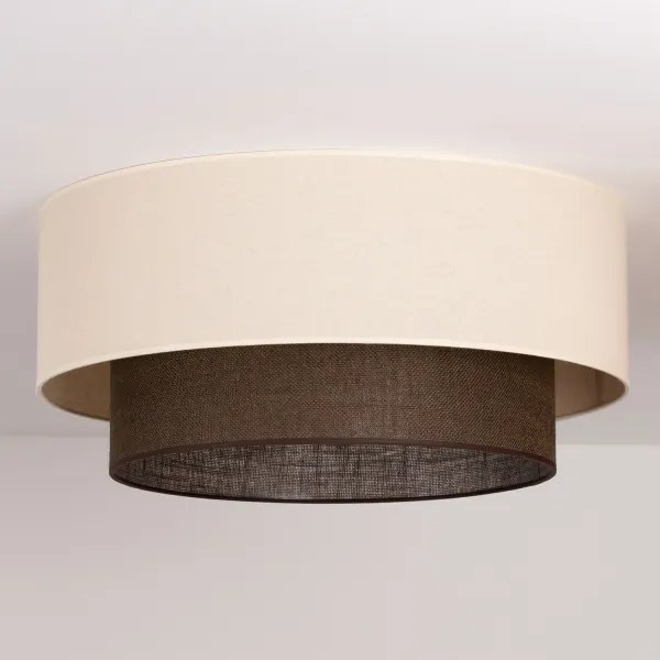 Brilagi - Plafoniera LED BOHO STYLE 3xE27/15W/230V Ø 60 cm crema/marrone